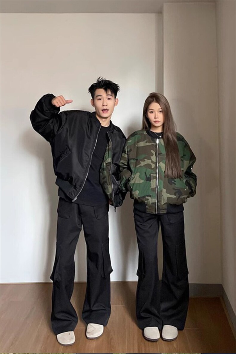 【有货】双面穿bomber夹克飞行员棉服外套MY9023特P100,男装夹克,星座908-1