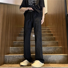 春夏季新款美式高街机能铆钉解构休闲裤BK2304-P60控78，男装休闲裤，星座1002-1