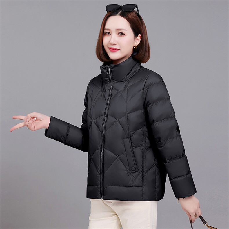 时尚保暖女款棉服冬季新款长袖宽松立领外套,女装棉衣/棉服,深妍伊美