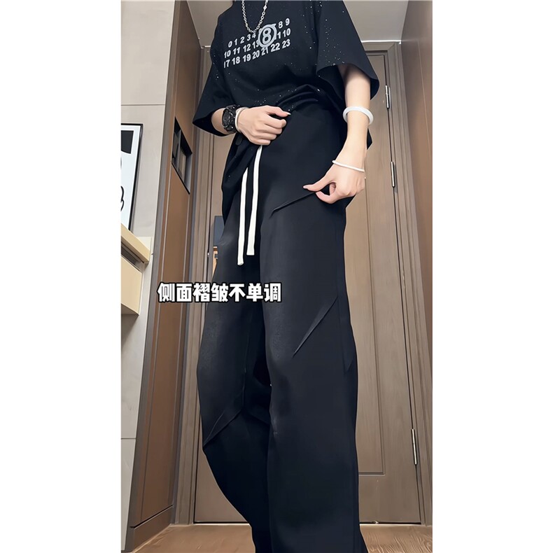 K1225-p38-控68oversizecleanfit折皱牛仔裤直筒裤老爹裤长裤，男装牛仔裤，星座103A-1