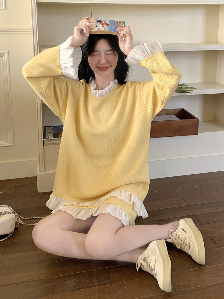 xian货·数据款2026春款荷叶边套装P140198,女装套装/套裙,2C262