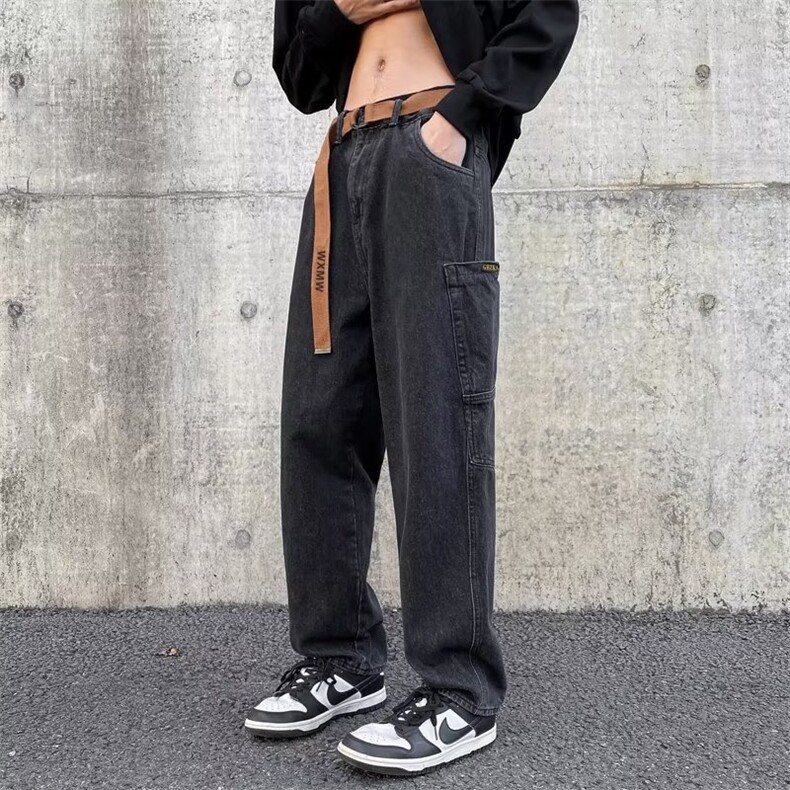 美式牛仔裤男春秋新款休闲直筒裤XB24P45,男装牛仔裤,星座1116-2