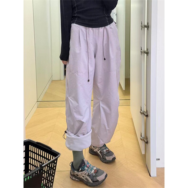 高品 户外轻量加绒保暖防水徒步冲锋裤直筒休闲工装裤 A1249-P85图片