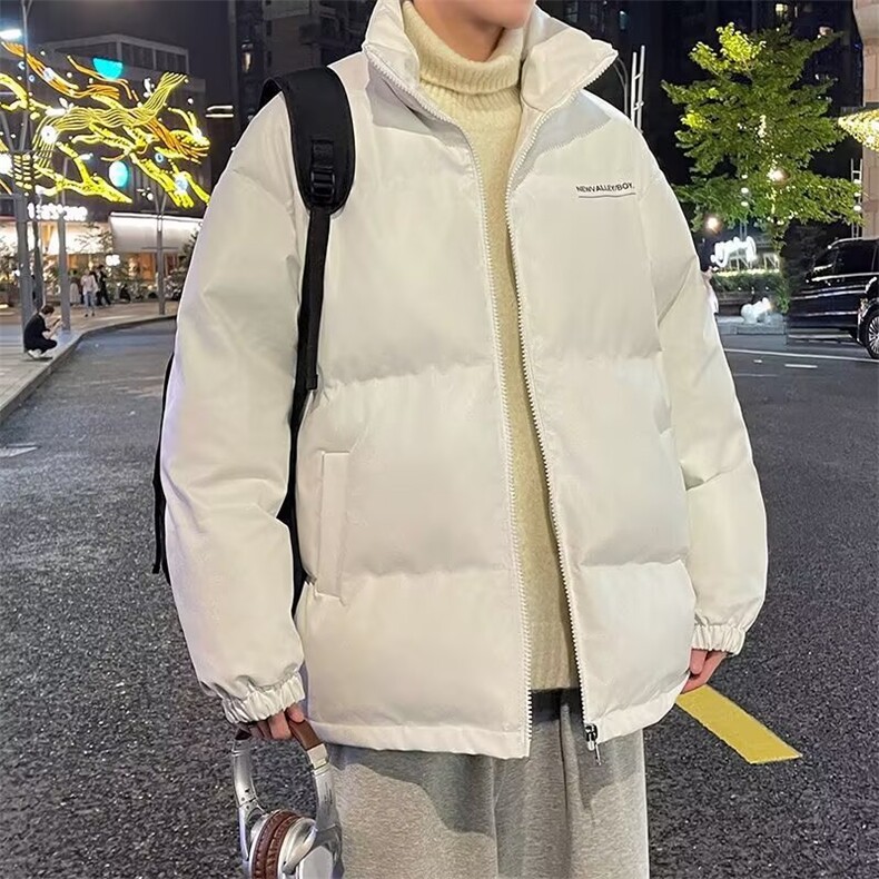 F643P88PU皮衣棉服男冬季潮牌时尚立领宽松加厚保暖情侣棉袄外套,男装皮衣,星座512-6