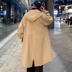5W件长年冲锋风衣男中长款大衣男F174薄P90加棉P100特价港风F，男装风衣，星座401