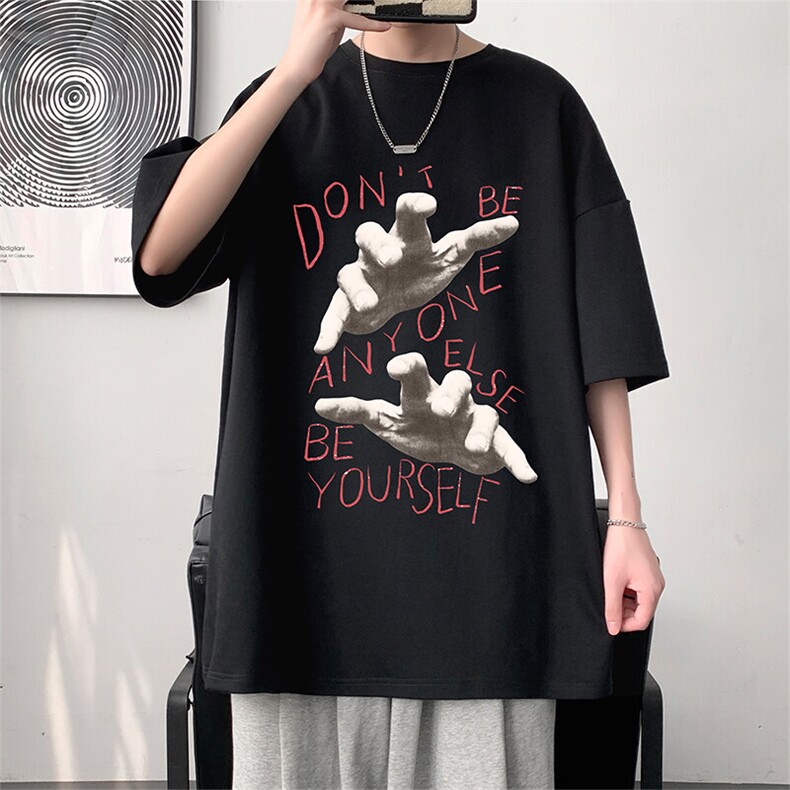 230g重磅纯棉短袖t恤男大码半袖半截袖 DX17452-P20图片
