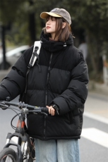 冬季加厚男女同款光版可拆卸帽保暖拼接棉衣二开XZ309MY810P80，男装棉衣，星座309（原A406）