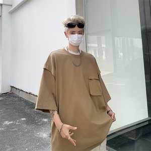2024夏季新款户外工装口袋短袖t恤半袖宽松运动 现货 T1749-P32图片