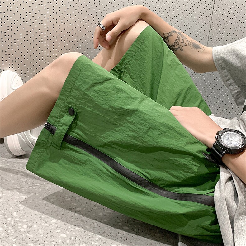 8XL-M重磅特大码短裤男防水五分裤冲锋裤男户外DK1503P50控68,男装休闲裤,电商D206-1