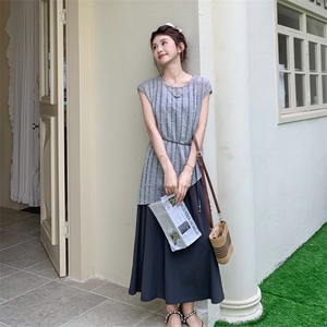 法式设计感罩衫吊带连衣裙套装女2025年夏季新款轻熟风小众两件套图片