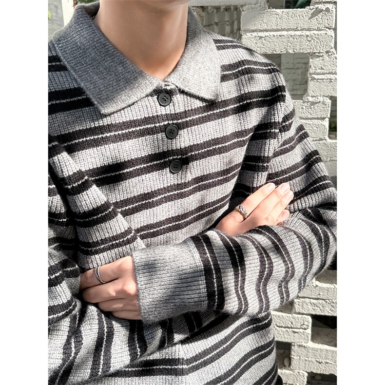 A135-2513男士PL领套头毛衣高品质P88控129量大差价大,男装针织衫/毛衣,电商A135（原星座819）