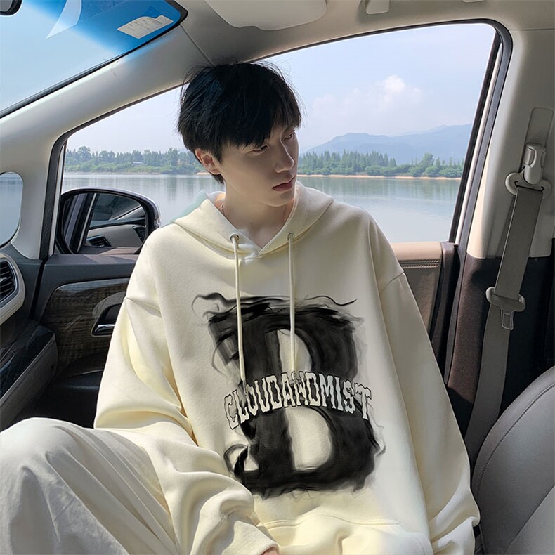2025秋季潮流男休闲wlcm7829卫衣连帽纯棉特批35控59,男装卫衣,星座605(原A050)