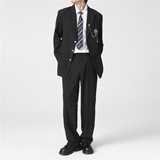 学院风dk制服红西服外套休闲痞帅毕业拍照校供高级西装班服，男装西服，星座410-6（原星座1304-1）
