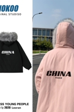 MM48001-P130冬季大毛领棉衣男士大码加厚棉袄男棉服，男装棉衣，电商A040