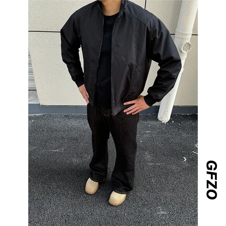 网图秋装硬汉风夹克教练三防立领冲锋衣工装飞行外套男S502特48,男装夹克,电商A233-1