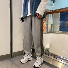 1港风休闲裤男潮流夜光荧光的抽绳大码M-5XL运动裤子K7126P35控58，女装休闲裤，星座226-2