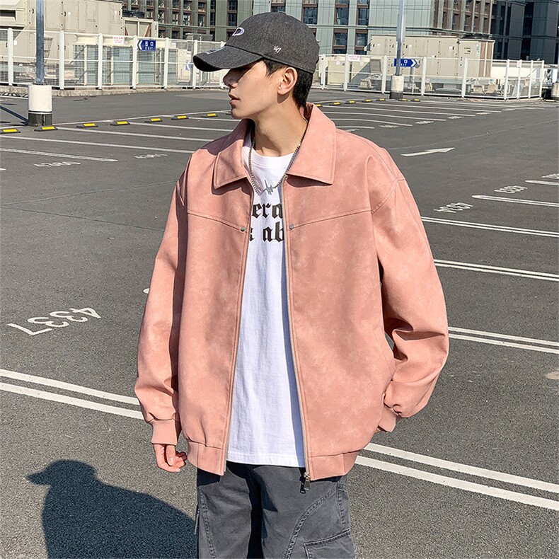 美式潮牌飞行夹克男2025春秋新款宽松复古高级感JK237P58,男装夹克,电商D325