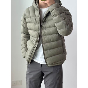 高品 轻薄透气男女秋冬保暖连帽外套户外排骨棉服棉衣 A1244-P125图片