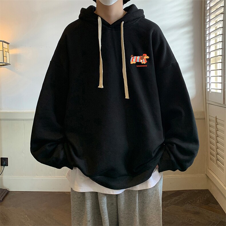 连帽卫衣男大码胖子帽衫大号运动服WY2438-P35,男装卫衣,电商A040