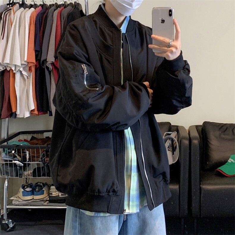 飞行员夹克男棒球领短外套男CP24-P70,男装夹克,电商B371