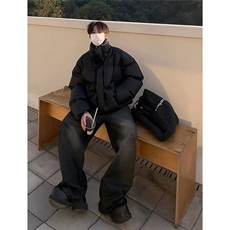 现货2万件宽松立领PU皮短款面包服男MY168特P75，鞋类箱包手腕包，星座205-3