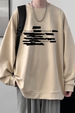 麂皮绒卫衣男大码重磅长袖t恤男JW81445-P35加绒款P45，男装T恤，电商A040