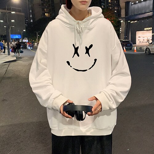 WY2190-P35加绒款-P40纯棉连帽卫衣男大码运动帽衫宽松薄外套男，男装卫衣，电商A040
