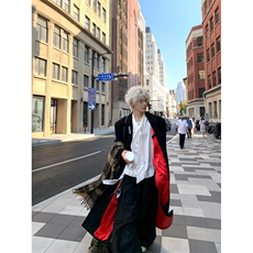 【已下单】长款秋冬韩版毛呢大衣宽松高级感外套DY05018P125，男装毛呢大衣，星座1004（原星座815-3）