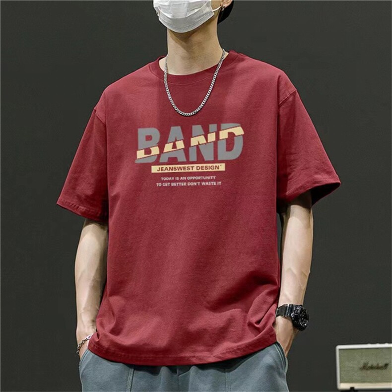 重磅纯棉美式高街白色oversize短袖T恤男夏潮牌宽松学生体恤上衣图片