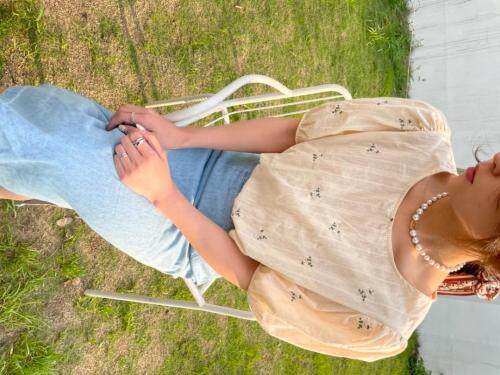 夏款棉布刺绣小衫，其它，艾米缇