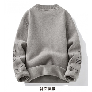 MM447-P40加绒加厚一体绒打底针织衫毛衣图片