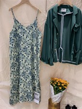 油画吊带+醋酸防晒外套，女装背心吊带，25Ann·Studio