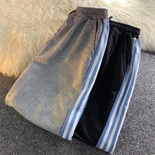 男春秋季港风三杆束脚裤K09P28,男装休闲裤,星座1116-2