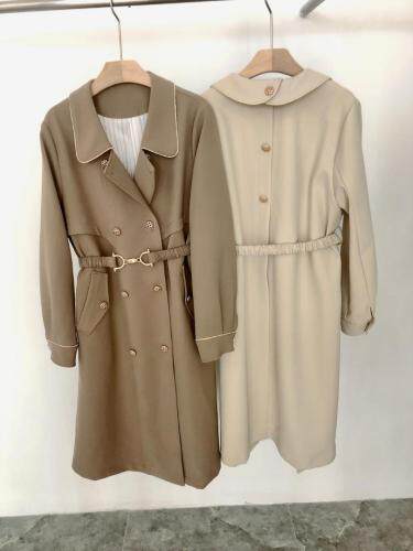 秋季，重工风衣，现货，女装风衣，她西子