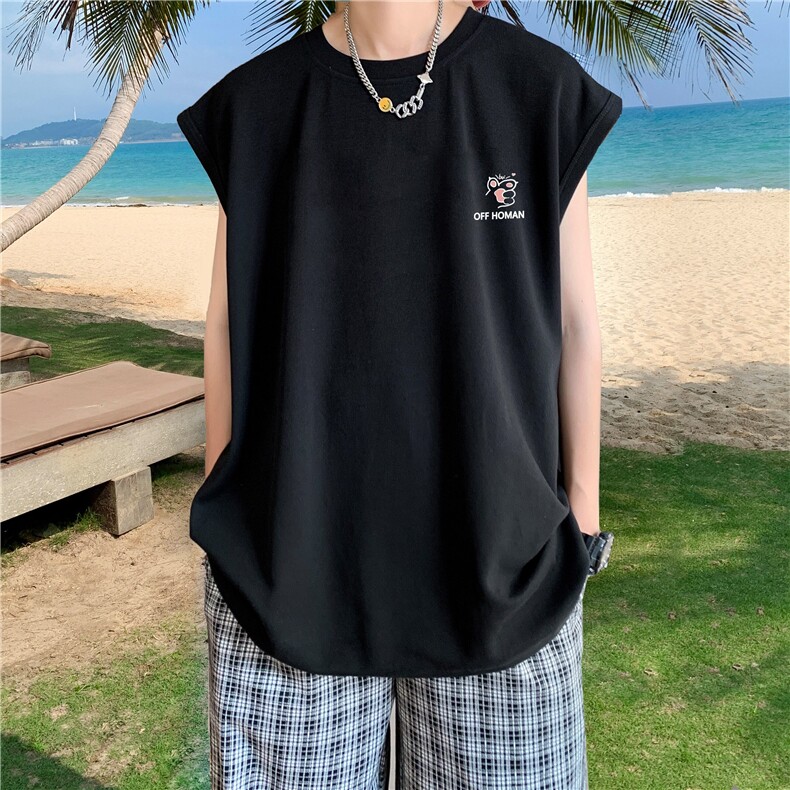 量大图低自动【有货】纯棉背心HD019-1-BX2599-P20，男装背心/马甲，电商019-1