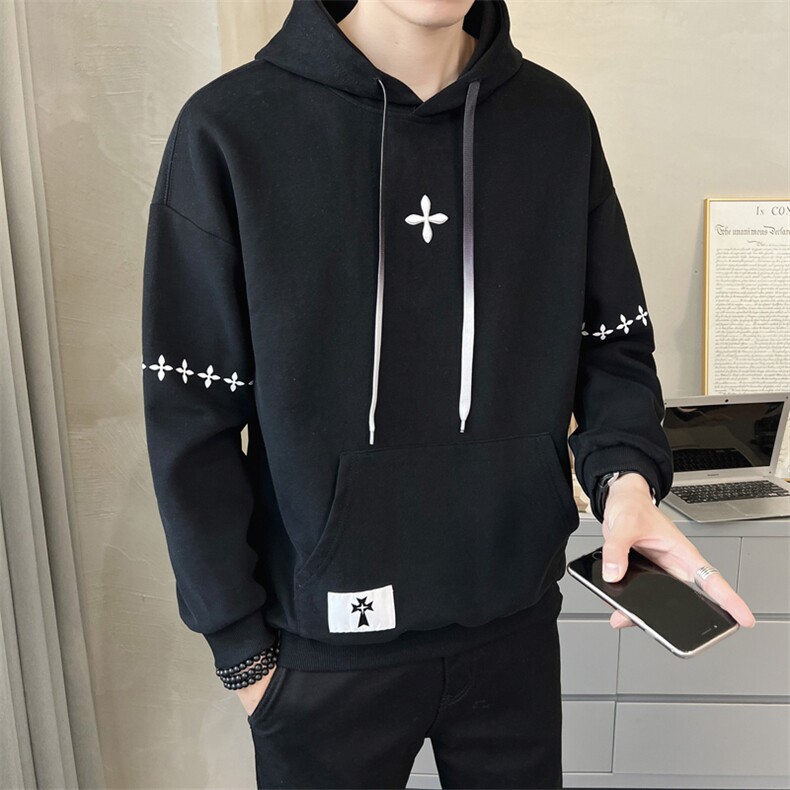 2024秋季新款连帽宽松潮牌休闲卫衣男5835-p65,男装卫衣,电商D303