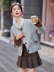 2025冬季新款~~双面穿皮毛一体，女装棉衣/棉服，意芙