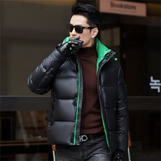 冬季白鸭绒加厚羽绒服短款中青年休闲保暖简约防寒潮服外套男装，男装羽绒服，钱塘6003（原4033）