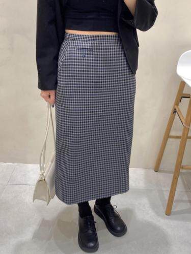 百搭格子长裙，其它，M&G