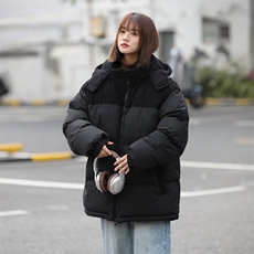 棉服撞色拼接灯芯绒外套男生冬季棉衣情侣装棉袄子M810-P85，男装棉衣，星座308B-2