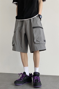 2025夏季新款美式高街工装裤短裤潮男休闲裤五分裤DK1372-P45控68图片