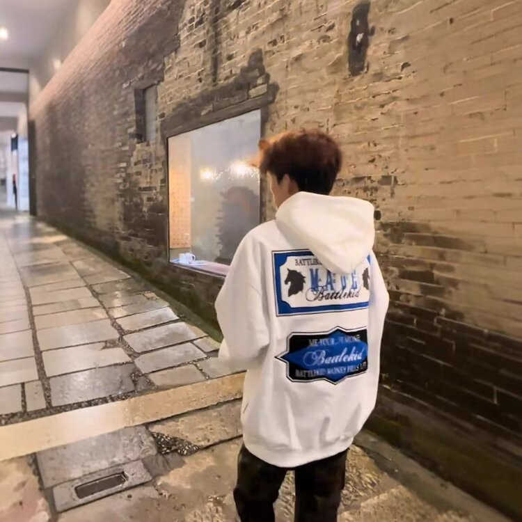 1506/QW020/P55卫衣男连帽春秋季ins港风宽松潮牌字母百搭外套,女装短外套,星座1506