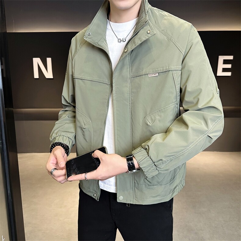 JK801-P752025秋冬时尚百搭青年休闲夹克外套痞帅,男装夹克,星座507A（原星座306B-2）