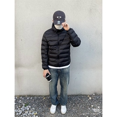 网图冬季大码基础款连帽羽绒服外套轻薄羽绒225-2-Y215-P1，男装羽绒服，星座225-2