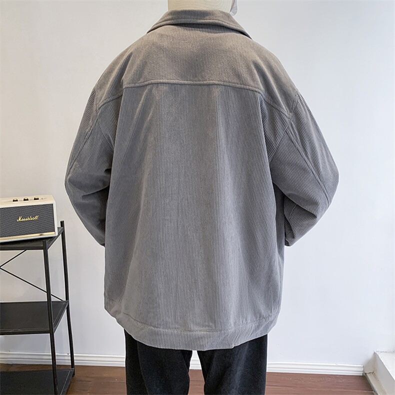 灯芯绒外套男款春秋季新款美式潮衣服工装夹克休闲上衣jk555-P70,男装夹克,星座505-3