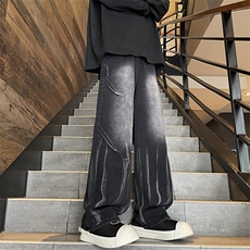 新款美式扎染牛仔裤加绒特批P45无差价，88；常规特P40控78，男装牛仔裤，星座906（原电商a316-1）
