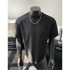 主推夏季新品2026玉米格半袖打底衫男士夏装短袖T恤上衣S408-特19，男装T恤，电商A233-1