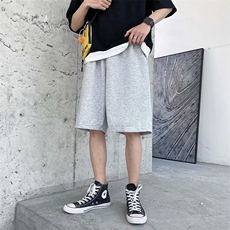 运动休闲短裤男潮牌宽松外穿中裤五分裤夏季潮流沙滩裤子D330-p26，男装牛仔裤，星座1008-2