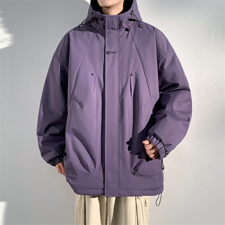 潮牌秋冬季男潮流休闲连帽外套保暖防风棉衣棉服A321-MY8745-P95图片
