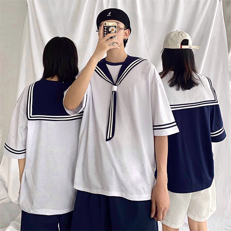 【2025春夏】JK制服海军水手服套装小披肩班服集体服团体服男女,男装休闲套装,星座112A